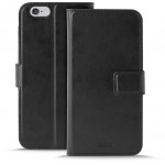 PURO ���� BOOKSTYLE WALLET ��� IPHONE 6 & 6S ����� - (IPC647BOOKC4BLK)