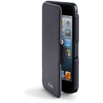 PURO ���� ECOLEATHER BOOK ��� IPHONE 5 & 5S ����� - (IPC5BOOKBLK)