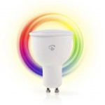 NEDIS WIFI SMART LED BULB FULL COLOUR AND WARM WHITE GU10 - (WIFILC10WTGU10)