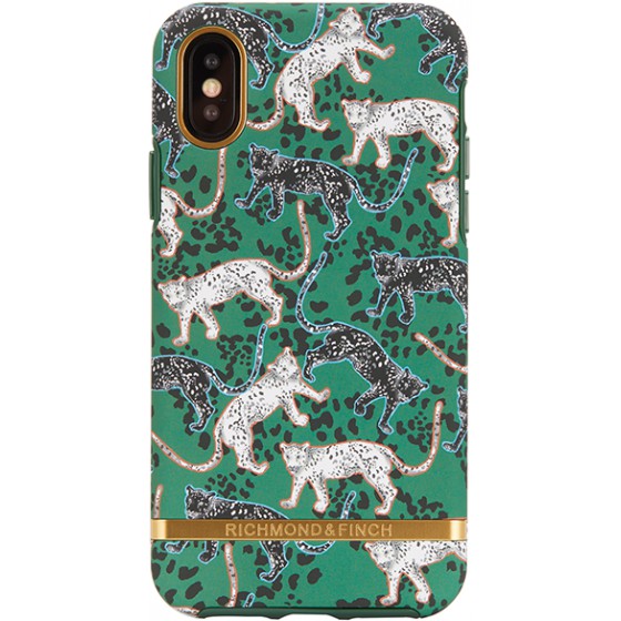 RICHMOND & FINCH ���� GREEN LEOPARD ��� IPHONE X/XS - (IPX-408)