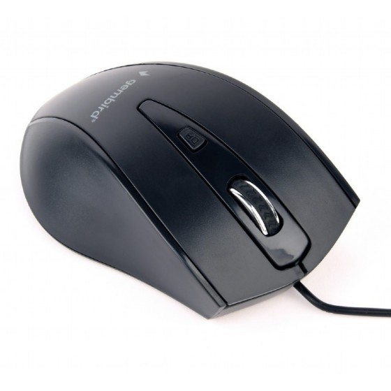 GEMBIRD OPTICAL MOUSE BLACK - (MUS-4B-02)