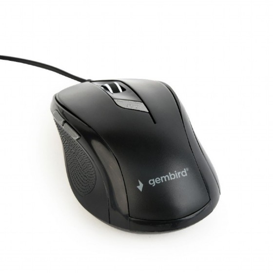 GEMBIRD USB OPTICAL MOUSE BLACK - (MUS-6B-01)