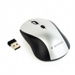 GEMBIRD WIRELESS OPTICAL MOUSE BLACK SILVER - (MUSW-4B-02-BS)