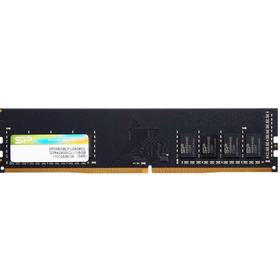 SILICON POWER ����� DDR4 UDIMM 8GB 2400MHZ CL17 - (SP008GBLFU240B02)