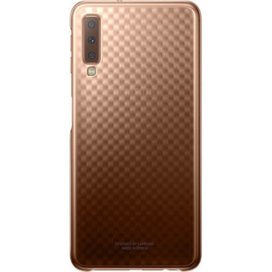 SAMSUNG ���� ��� A7 2018 A750 GRADATION COVER GOLD BLISTER - (EF-AA750CFEGWW)