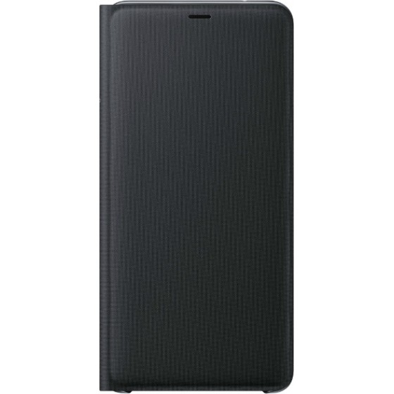 SAMSUNG ���� ��� A9 2018 A920 FLIP WALLET COVER BLACK BLISTER - (EF-WA920PBEGWW)