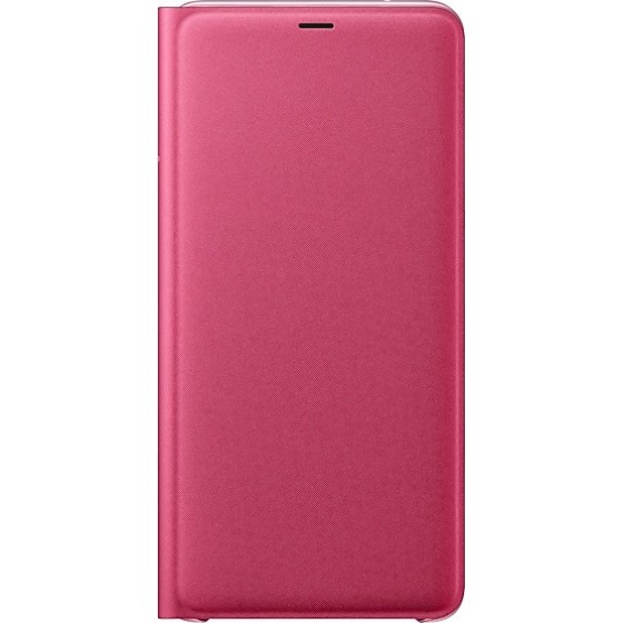 SAMSUNG ���� ��� A9 2018 A920 FLIP WALLET COVER PINK BLISTER - (EF-WA920PPEGWW)