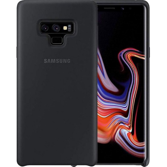 SAMSUNG ���� ��� NOTE 9 N960 SILICONE COVER BLACK BLISTER - (EF-PN960TBEGWW)