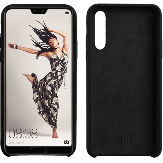 IDOL 1991 ���� ��� HUAWEI P20 PRO VELVET TPU BLACK - (5205308227530)