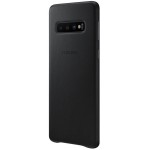SAMSUNG ���� ��� S10 G973 LEATHER COVER BLACK - (EF-VG973LBEGWW)