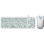 ALCATROZ WIRED MOUSE AND KEYBOARD JELLYBEAN U2000 W.MINT - (U2000WM)