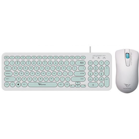 ALCATROZ WIRED MOUSE AND KEYBOARD JELLYBEAN U2000 W.MINT - (U2000WM)