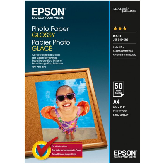 EPSON ����������� ����� A4 GLOSSY 200 G/M� 50 ����� - (C13S042539)