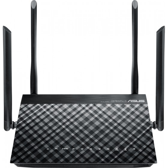 ASUS DSL-AC55U WIRELESS AC1200 DUAL-BAND VDSL/ADSL ANNEX MODEM ROUTER