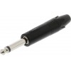 NEDIS AUDIO CONNECTOR MONO 6.35MM MALE BLACK - (COTP23900BK)
