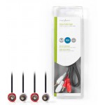 NEDIS STEREO AUDIO CABLE 2X RCA MALE - 2X RCA MALE 1.0M BLACK - (CAGB24200BK10)
