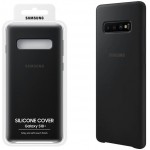 SAMSUNG ���� ��� S10 PLUS G975 SILICONE COVER BLACK - (EF-PG975TBEGWW)