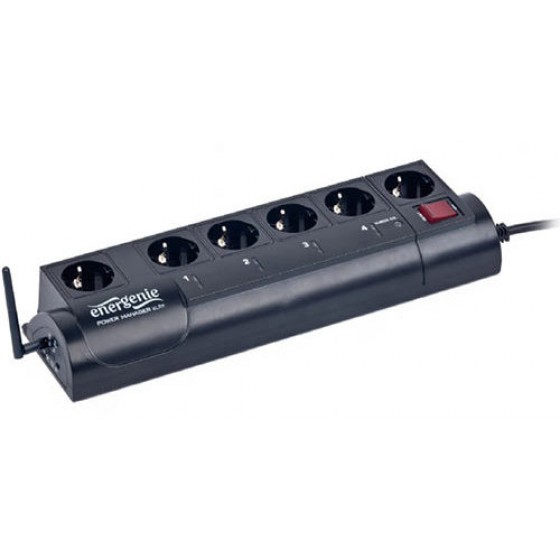 ENERGENIE PROGRAMMABLE SURGE PROTECTOR WITH WLAN INTERFACE 4 SOCKET - (EG-PMS2-WLAN)