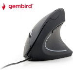 GEMBIRD ERGONOMIC 6 BUTTON OPTICAL MOUSE BLACK - (MUS-ERGO-01)