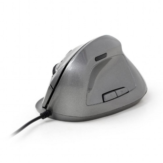 GEMBIRD ERGONOMIC 6 BUTTON OPTICAL MOUSE SPACEGREY - (MUS-ERGO-02)