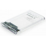 GEMBIRD USB 3.0 ENCLOSURE FOR 9.5MM DRIVE TRANSPARENT PLASTIC - (EE2-U3S9-6)