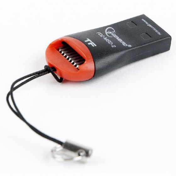 GEMBIRD USB MICROSD CARD READER/WRITER - (FD2-MSD-3)