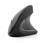 GEMBIRD WIRELESS ERGONOMIC 6 BUTTON OPTICAL MOUSE BLACK - (MUSW-ERGO-01)