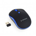 GEMBIRD WIRELESS OPTICAL MOUSE BLACK/BLUE - (MUSW-4B-03-B)