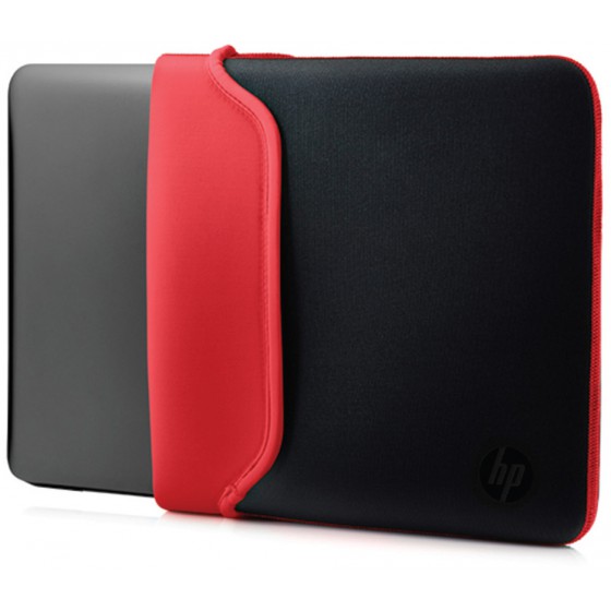 HP 14.0 BLACK/RED CHROMA SLEEVE - (V5C26AA)