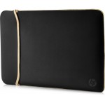HP 15.6 NEOPRENE REVERSIBLE SLEEVE BLACK/GOLD - (2UF60AA)