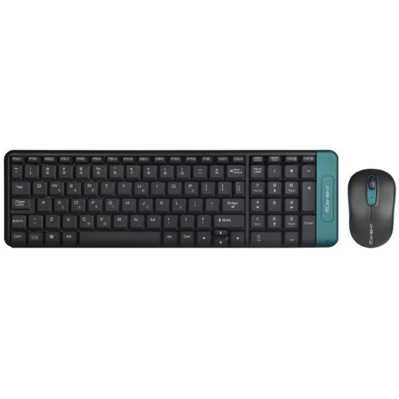 ELEMENT KEYBOARD & MOUSE WIRELESS KB-590WMS BLACK/GREEN