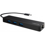LOGILINK HUB TYPE-C 3.1 WITH GIGABIT ADAPTER - (UA0313)