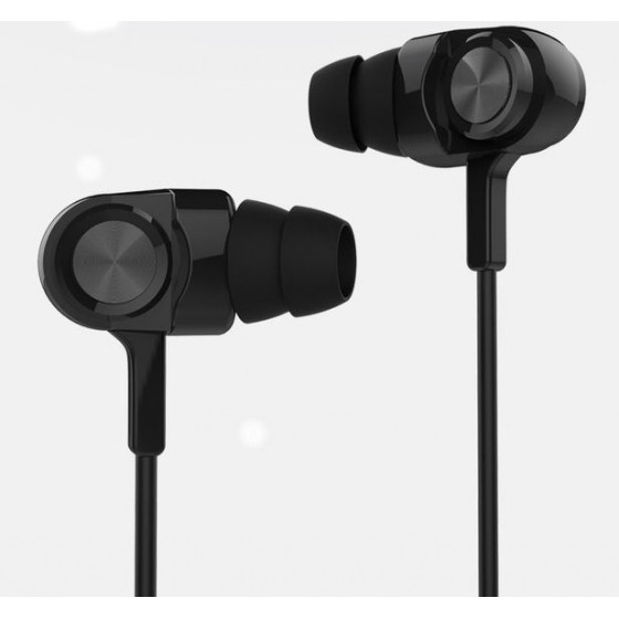 REMAX EARPHONE VIBRATION BLACK - (RM-900F)