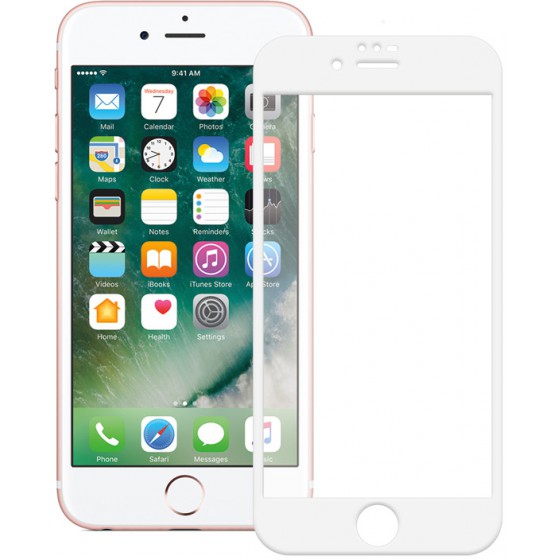 POWERTECH TEMPERED GLASS 5D FULL GLUE ��� IPHONE 7 ����� - (TGC-0230)