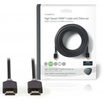 NEDIS HIGHSPEED HDMI CABLE WITH ETHERNET MALE 10M - (CVBW34000AT100)