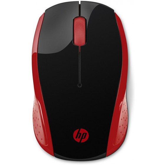 HP 200 EMPRESS RED WIRELESS MOUSE - (2HU82AA)