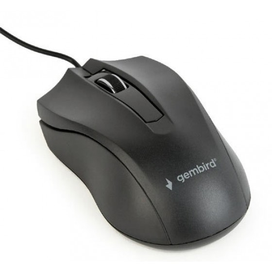 GEMBIRD OPTICAL MOUSE BLACK - (MUS-3B-01)