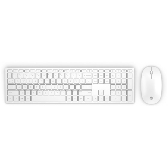 HP PAVILION WIRELESS KEYBOARD AND MOUSE 800 WHITE - (4CF00AA)