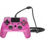 SNAKEBYTE GAMEPAD 4S BUBBLEGUM CAMO PS4 WIRED CONTROLLER - (SB913471)