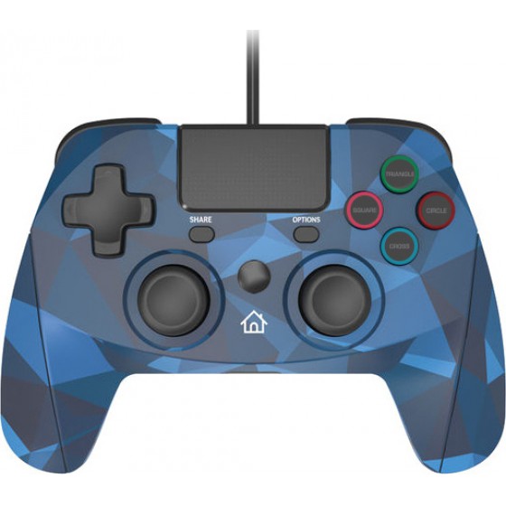 SNAKEBYTE GAMEPAD 4S CAMO BLUE PS4 WIRED CONTROLLER - (SB912399)