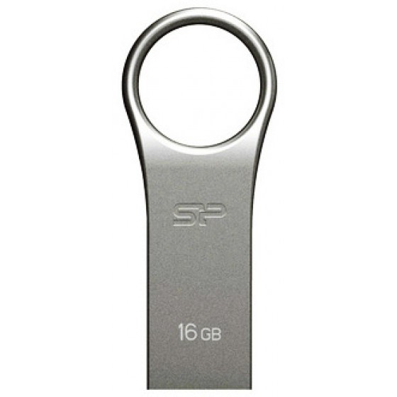 SILICON POWER USB FLASH DRIVE FIRMA F80 16GB USB 2.0 SILVER - (SP016GBUF2F80V1S)