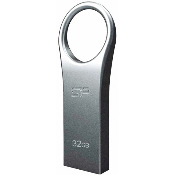 SILICON POWER USB FLASH DRIVE FIRMA F80 32GB USB 2.0 SILVER - (SP032GBUF2F80V1S)