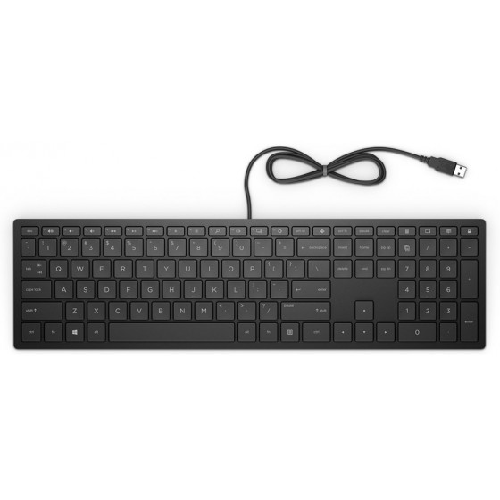 HP PAVILION WIRED KEYBOARD 300 GREEK - (4CE96AA)