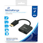 MEDIARANGE ������� HDMI HIGH SPEED TO DISPLAYPORT CONVERTER 20CM BLACK - (MRCS177)