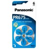 PANASONIC ��������� ���������� ��������� PR675 MERCURY FREE 1.4V 6���