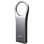 SILICON POWER USB FLASH DRIVE FIRMA F80 64GB USB 2.0 SILVER - (SP064GBUF2F80V1S)