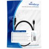 MEDIARANGE ������� CHARGE AND SYNC USB 2.0 TO MINI USB 2.0 B PLUG 1.8M BLACK - (MRCS188)