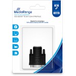 MEDIARANGE VGA TO DVI ADAPTER VGA SOCKET/DVI-I PLUG 24+5 PIN BLACK - (MRCS172)