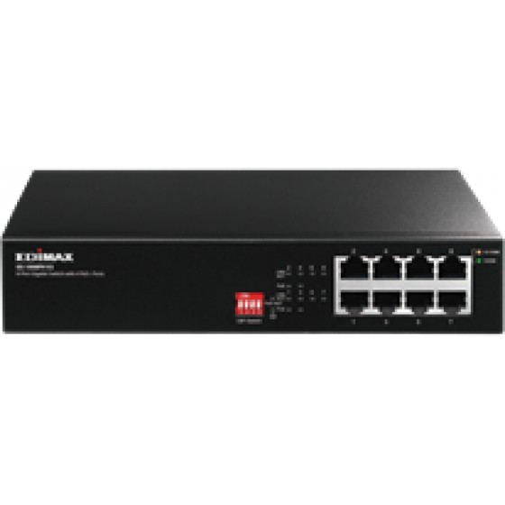 EDIMAX SWITCH 8 PORTS 10/100/1000MBPS - (GS-1008PH V2)