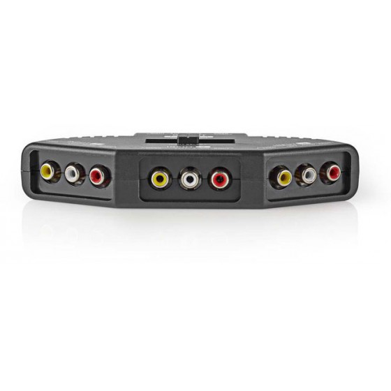 NEDIS RCA FEMALE - 3X RCA FEMALE - (VSWI2403BK)